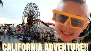 DISNEY CALIFORNIA ADVENTURE PARK  Day 2 of Birthday Boy Celebration [upl. by Yonah]