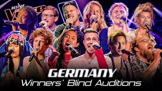 Blind Auditions of every WINNER of The Voice of Germany 🏆 [upl. by Ttam]