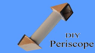 How to make simple periscope from cardboard and pvc pipe  DM [upl. by Waylen]