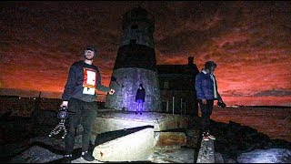 OVERNIGHT ON HAUNTED EXECUTION ROCKS ISLAND We couldnt escape [upl. by Rask67]