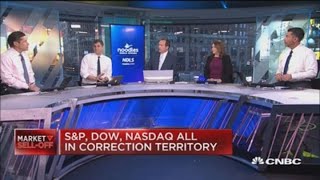 Dow drops 1100 points continues fastest 10 drop in history [upl. by Annuhsal492]