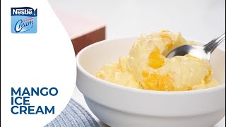 How to Make Easy Mango Ice Cream [upl. by Ydarg]