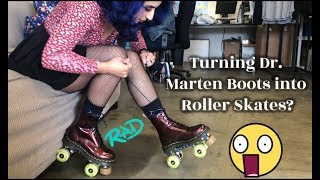 HOW TO TURN SHOES INTO ROLLERSKATES  karenthekarrot [upl. by Castara]