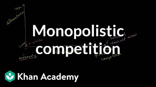 Oligopolies and monopolistic competition  Forms of competition  Microeconomics  Khan Academy [upl. by Amorette]