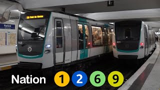 Paris Metro  Nation [upl. by Reckford]