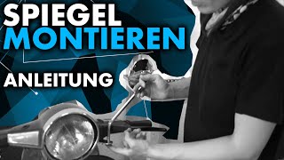 Anleitung Spiegel montieren am Roller [upl. by Drarig]