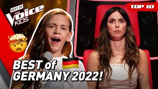 BEST of The Voice Kids GERMANY 2022 🤩  Top 10 [upl. by Martinic]