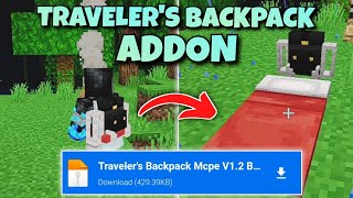 TRAVELERS BACKPACK ADDON  MCPE 120 [upl. by Eelime]