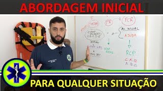 ABORDAGEM INICIAL PARA QUALQUER SITUAÇÃO DE EMERGÊNCIA [upl. by Ardnak]