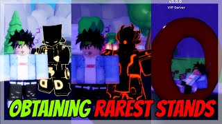 Obtaining The RAREST Stands in Stands Awakening 2 on Roblox [upl. by Wallach]