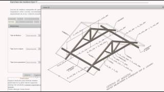 Cálculo de cercha de madera  estruc [upl. by Petulah594]