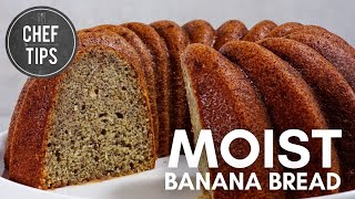 Moist Banana Bread Recipe [upl. by Sanjay]