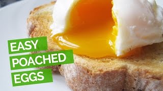 Easy Poached Eggs No Vinegar [upl. by Teirrah]