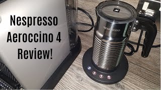 Nespresso Aeroccino 4 Milk Frother Review  Worth upgrading from the Aeroccino 3 [upl. by Watts]