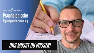 Psychologische Eignungstests  Das musst du wissen [upl. by Nayra]