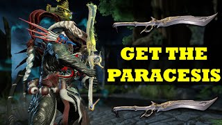 Farm The Paracesis In Warframe Overpowered Sentient Slaying Sword [upl. by Soilisav]