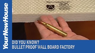 Bullet Proof Wall Panels for Your New Home  Did You Know [upl. by Herrod]