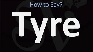 How to Pronounce Tyre BIBLE Lebanon [upl. by Aisatan]