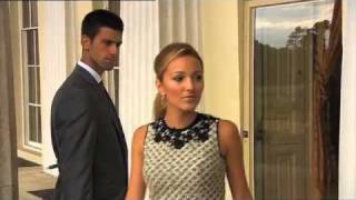 Novak Djokovic and Girlfriend  ATP World Tour Uncovered [upl. by Letnwahs]