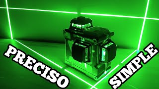 NIVEL LASER de 12 LINEAS 360° con Autonivelacion Review Banggood [upl. by Ambrosi]