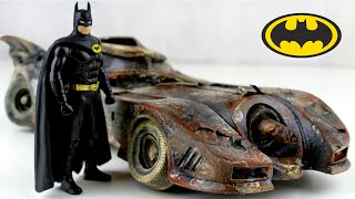 Restoration abandoned Batmobile from Batman Restore Batmans car [upl. by Ysabel]