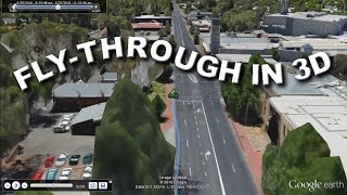 Making a Google Earth Flythrough with 3D features [upl. by Airbma55]