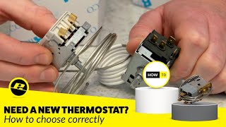 Fitting a New Fridge Freezer ThermostatChoose YOURS Correctly [upl. by Amarette]