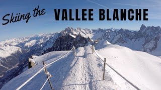 Skiing the Vallee Blanche  Chamonix MontBlanc France  February 2019 [upl. by Scornik806]