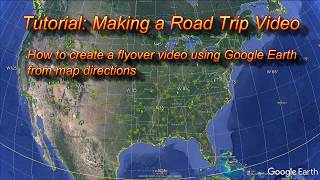 Tutorial Creating a flyover video using Google Earth Pro [upl. by Kreiner]