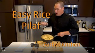 Easy Rice Pilaf Recipe [upl. by Hu]