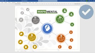 COMO CREAR UN MAPA MENTAL EN WORD [upl. by Ilram]