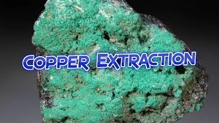 Low Grade Copper Ores  Extraction  revision [upl. by Nanreik]