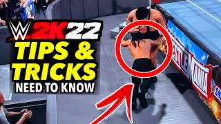 WWE 2K22 Tips And Tricks  Part 1 [upl. by Enomaj953]