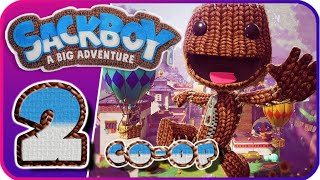 Sackboy A Big Adventure Walkthrough Part 2 • CoOp • PS4 PS5 [upl. by Asirral]