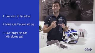 How To Install A Pinlock Max Vision Visor System [upl. by Abdella396]