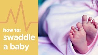 How to Swaddle with Arms Out  CloudMom [upl. by Nadeau]