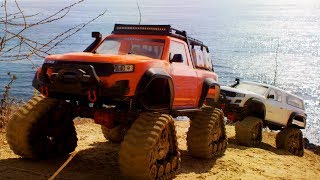 Pacific Coast Crawling  Traxxas TRX4 with Traxx [upl. by Annie]