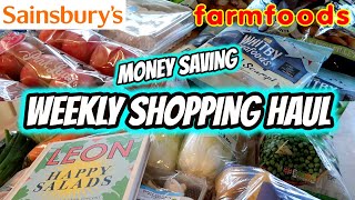 SAINSBURYS HAUL  FARMFOODS BARGAINS [upl. by Onaimad19]