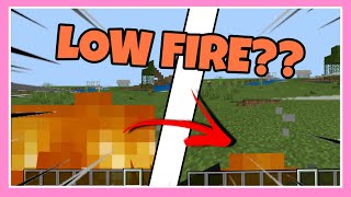 BEST LOW FIRE TEXTURE PACK FOR MCPE amp WINDOWS 10BEDROCK EDITON120 BELOW SUPPORTED [upl. by Salangia]