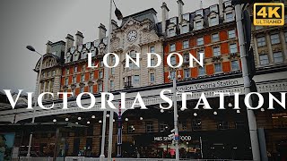 London Victoria Station Walk Through England 4K [upl. by Asli]