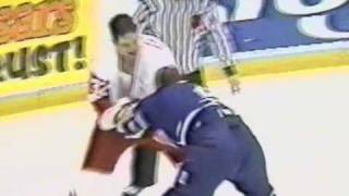 Tie Domi vs Stu Grimson Feb 22 1996 [upl. by Ayardna]