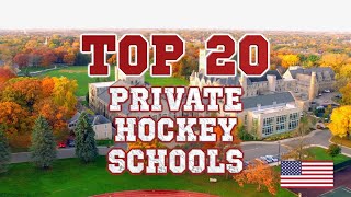 Top 20 Private Hockey Schools 2021 [upl. by Novrej]