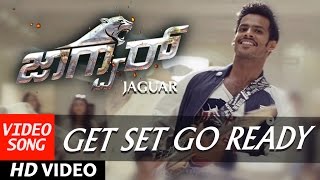 Jaguar Kannada Movie Songs  Get Set Go Ready Full Video Song  Nikhil KumarDeepti Saati SS Thaman [upl. by Correna649]