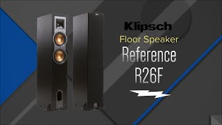 Hands On Review Klipsch Reference R26F Black Floorstanding Speaker  R26F [upl. by Hiram700]