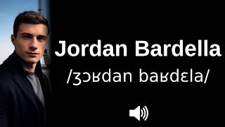 🇫🇷 How to pronounce Jordan Bardella [upl. by Koenig873]