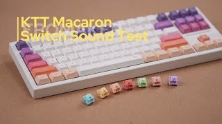 KTT Macaron Switch Sound Test🎵 [upl. by Analos]