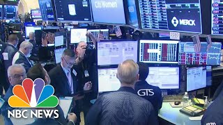 Stock Trading Halted After Markets Plunge At Market Open  NBC News [upl. by Plato]