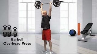 How to do a Barbell Overhead Press [upl. by Macilroy]