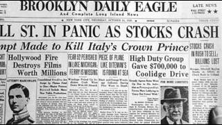 24th October 1929 Wall Street Crash begins on Black Thursday [upl. by Isleana]