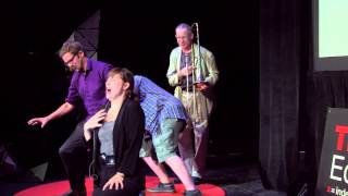 The art of improvisation  Rapid Fire Theatre  TEDxEdmonton [upl. by Nylanaj]